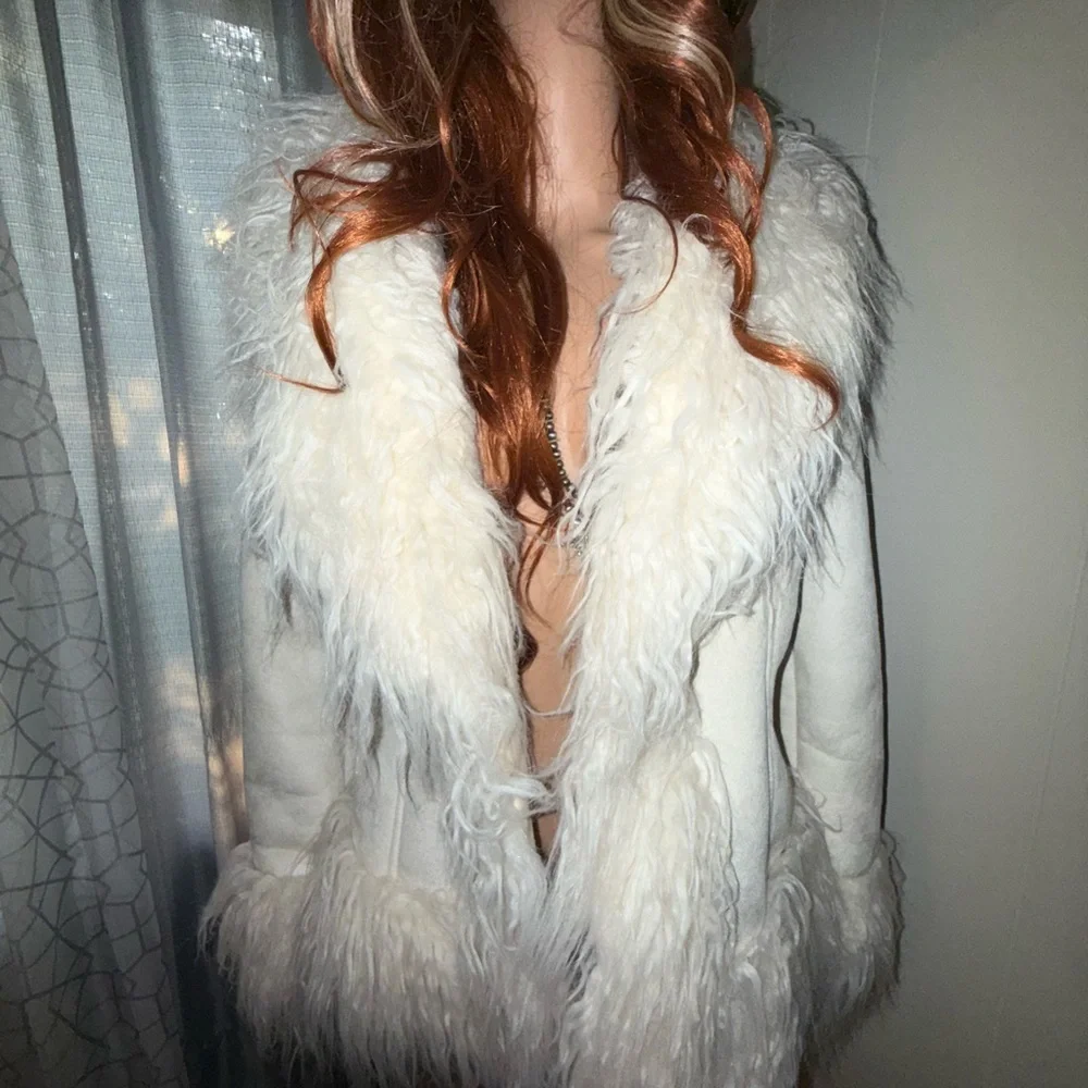 Boohoo Cream Teddy Jacket - Picture 2 of 4